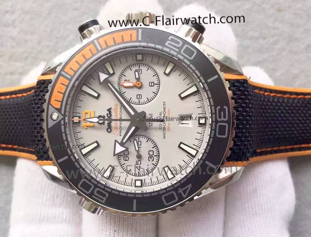Swiss Grade One Omega Seamaster 600M Replica Watch SS Grey Dial